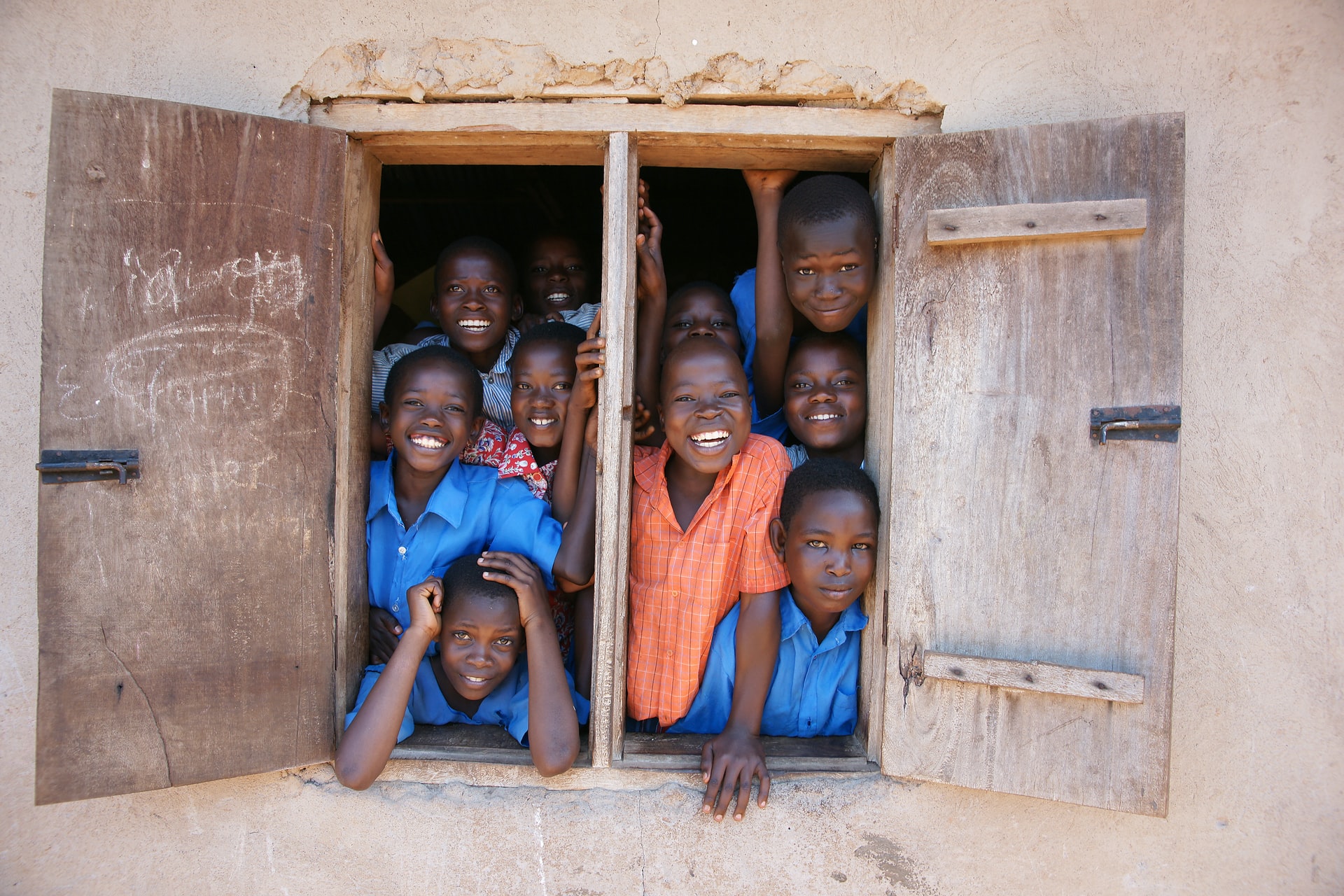 Happy Ugandan Kids